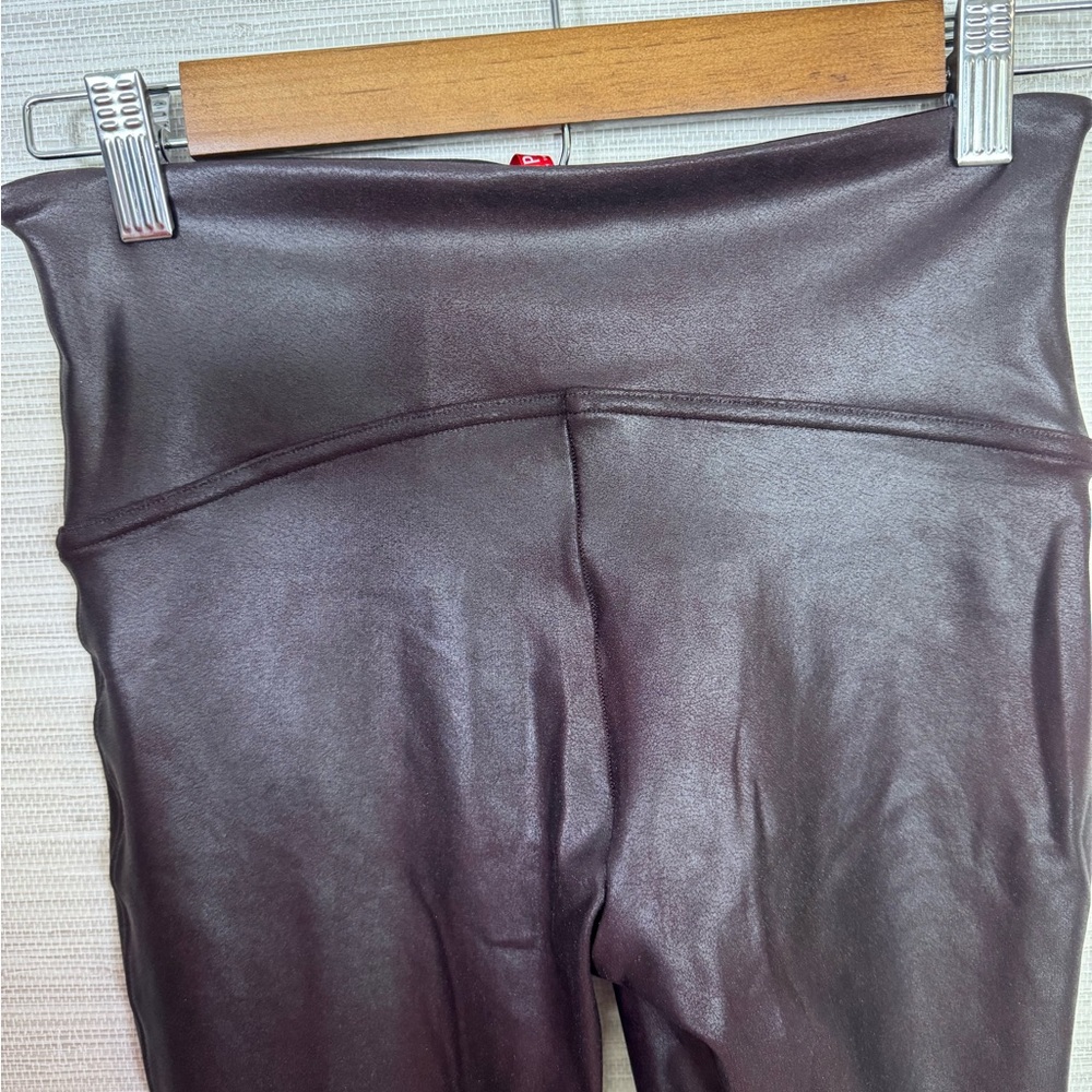 Lot of 3 Spanx Faux Leather Leggings Size Medium - Picture 7 of 11
